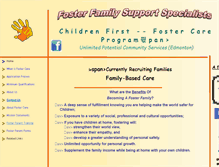 Tablet Screenshot of childrenfirstfs.org